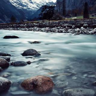 Phone river wallpaper