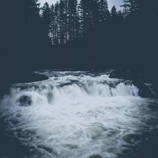 Phone river wallpaper