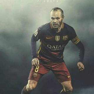 Iniesta iPhone wallpaper