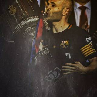 Iniesta iPhone wallpaper