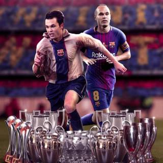Iniesta iPhone wallpaper