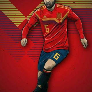 Iniesta iPhone wallpaper
