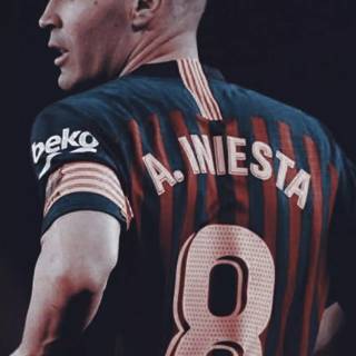 Iniesta iPhone wallpaper