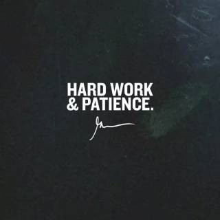 Hard work phone wallpaper