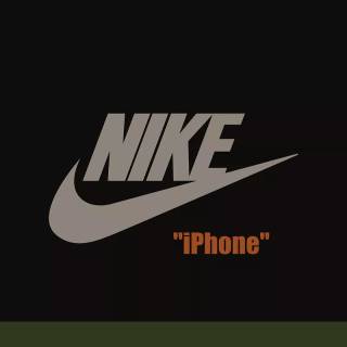Black Nike iPhone wallpaper