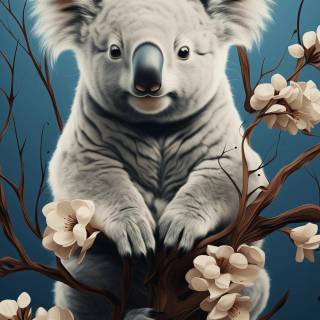 Koala phone wallpaper