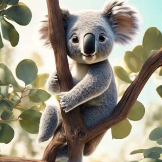 Koala phone wallpaper