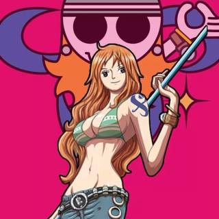 Nami One Piece iPhone wallpaper