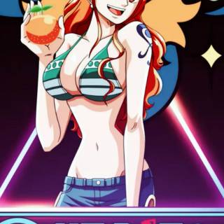 Nami One Piece iPhone wallpaper