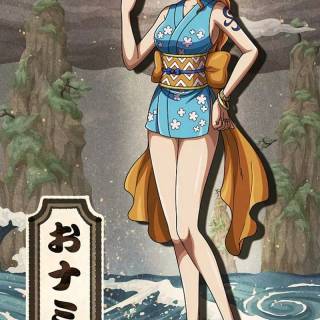 Nami One Piece iPhone wallpaper
