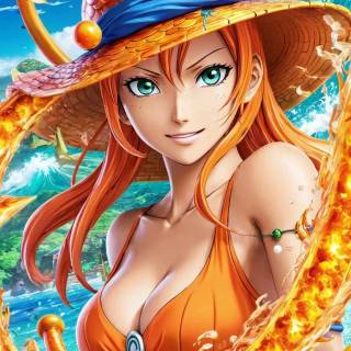 Nami One Piece iPhone wallpaper