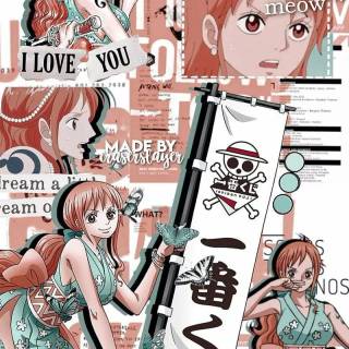 Nami One Piece iPhone wallpaper