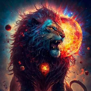 Cool lion phone wallpaper