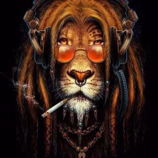 Cool lion phone wallpaper