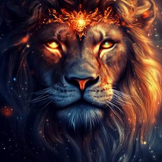 Cool lion phone wallpaper
