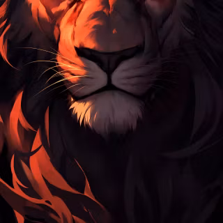 Cool lion phone wallpaper
