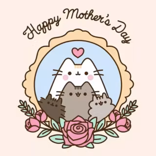 Pusheen family wallpaper