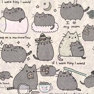 Pusheen family wallpaper