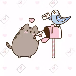 Pusheen family wallpaper