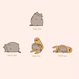 Pusheen family wallpaper