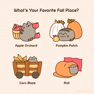 Pusheen family wallpaper