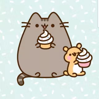 Pusheen family wallpaper