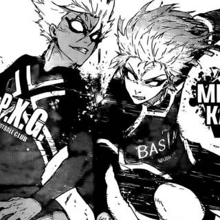 Isagi and Kaiser wallpaper