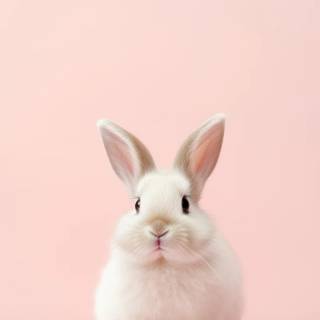Preppy bunny wallpaper
