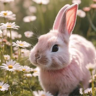 Preppy bunny wallpaper