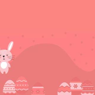 Preppy bunny wallpaper