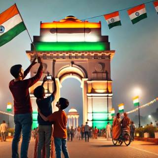 76th Republic Day wallpaper
