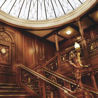 Grand Staircase of the Titanic wallpaper