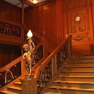 Grand Staircase of the Titanic wallpaper