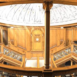 Grand Staircase of the Titanic wallpaper