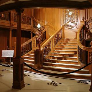 Grand Staircase of the Titanic wallpaper