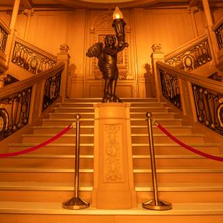 Grand Staircase of the Titanic wallpaper