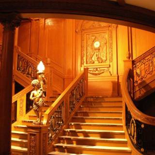 Grand Staircase of the Titanic wallpaper