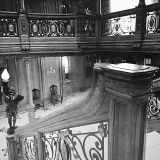 Grand Staircase of the Titanic wallpaper