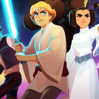 Star Wars Galaxy of Adventures Luke Skywalker wallpaper