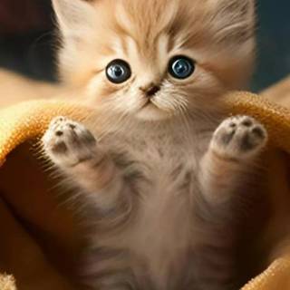 Brown kitty cat wallpaper