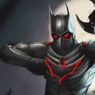 Batman fighting ninjas wallpaper