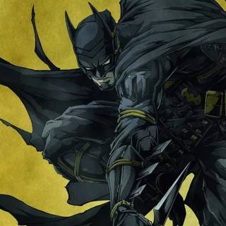 Batman fighting ninjas wallpaper
