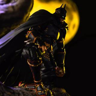 Batman fighting ninjas wallpaper