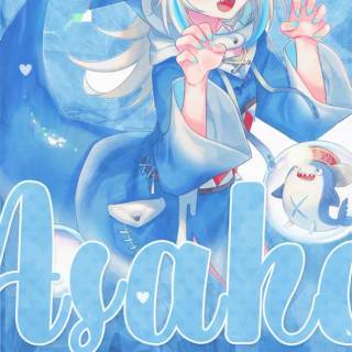 Shark girl Chibi wallpaper