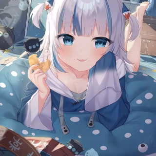 Shark girl Chibi wallpaper