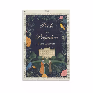 Jane Austen books wallpaper