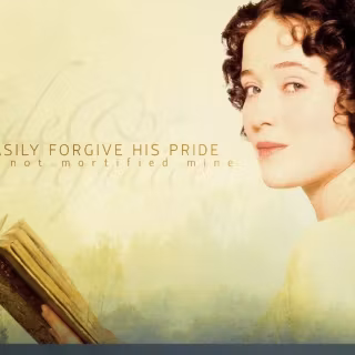 Jane Austen books wallpaper