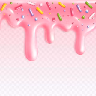 Pink donut drip wallpaper
