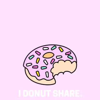 Pink donut drip wallpaper