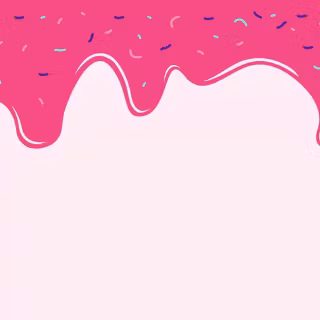 Pink donut drip wallpaper